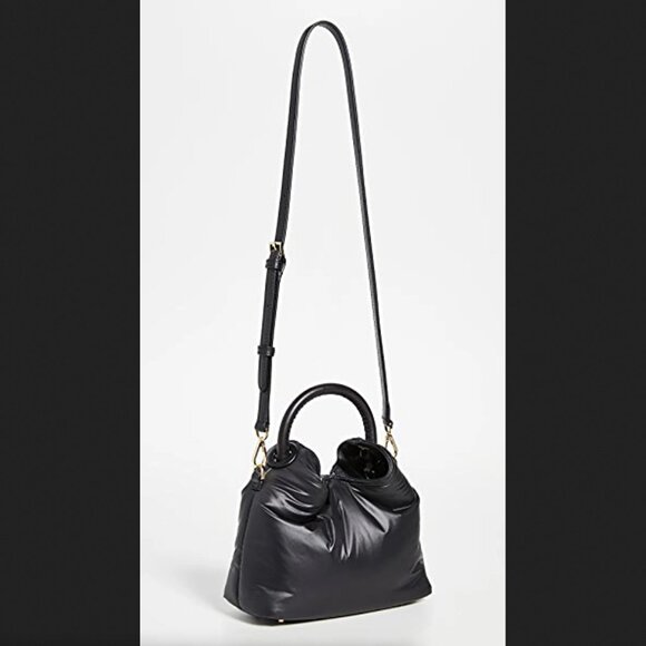 $445 NWT Elleme Baozi Puffer Bag In Black Nylon Shoulder Strap Shopbop RARE - Picture 6 of 13